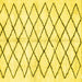 Square Solid Yellow Modern Rug, abs2900yw