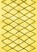 Machine Washable Solid Yellow Modern Rug, wshabs2900yw