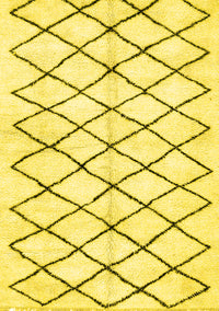 Solid Yellow Modern Rug, abs2900yw