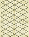 Abstract Brownish Green Solid Rug, abs2900