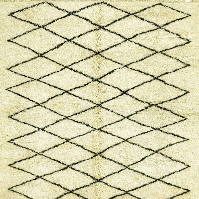 Square Abstract Brownish Green Solid Rug, abs2900