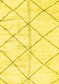 Solid Yellow Modern Rug, abs2901yw