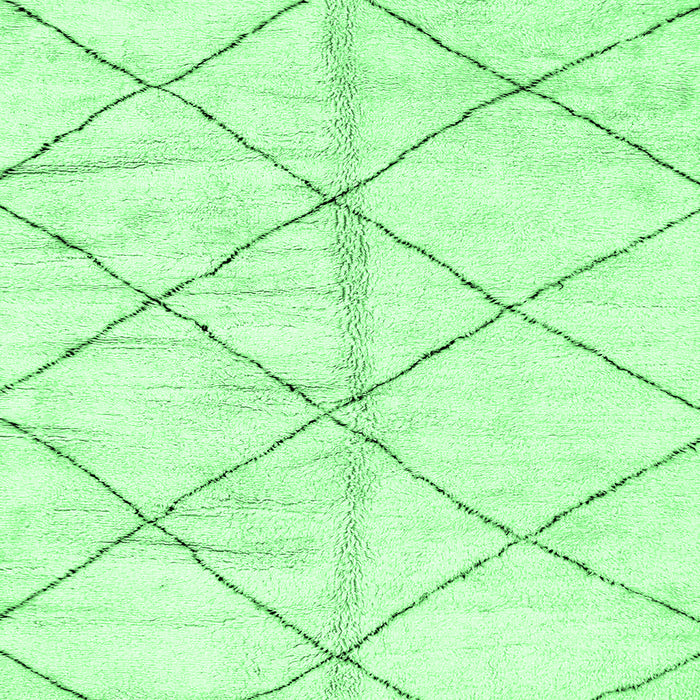 Square Machine Washable Solid Emerald Green Modern Area Rugs, wshabs2901emgrn