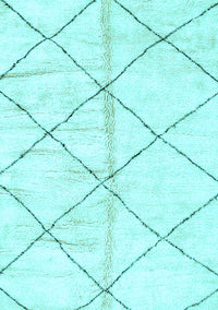 Solid Light Blue Modern Rug, abs2901lblu