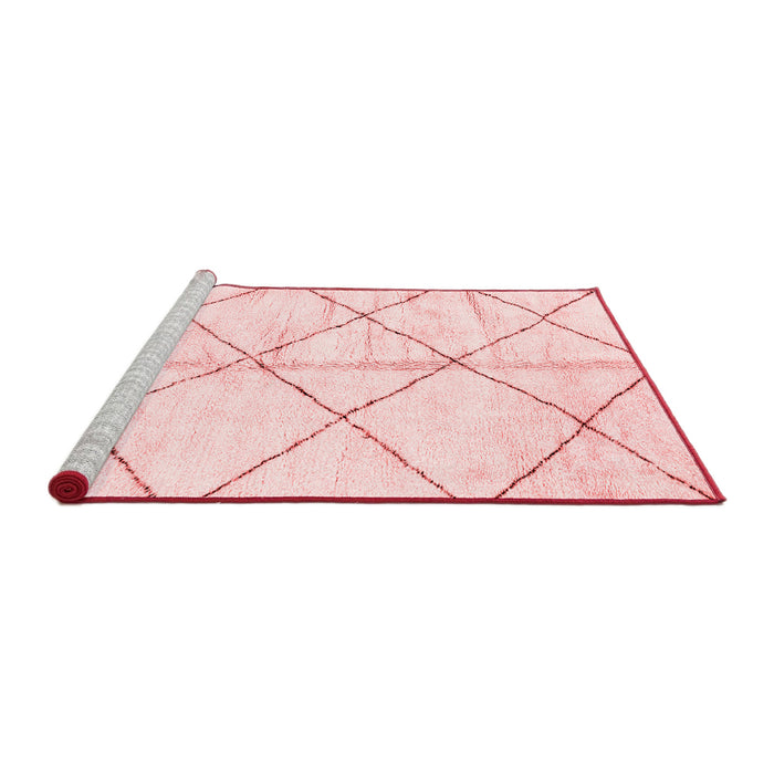Modern Red Washable Rugs