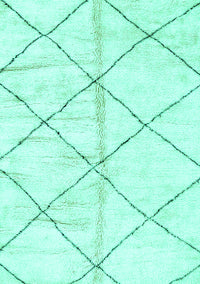 Solid Turquoise Modern Rug, abs2901turq