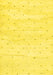 Machine Washable Solid Yellow Modern Rug, wshabs2902yw