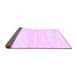 Sideview of Solid Purple Modern Rug, abs2902pur