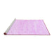 Sideview of Machine Washable Solid Purple Modern Area Rugs, wshabs2902pur