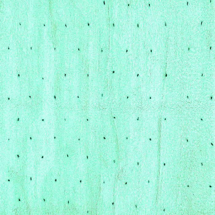 Square Solid Turquoise Modern Rug, abs2902turq