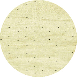 Round Machine Washable Abstract Brown Gold Rug, wshabs2902