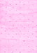 Machine Washable Solid Pink Modern Rug, wshabs2902pnk