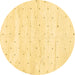 Round Solid Brown Modern Rug, abs2902brn