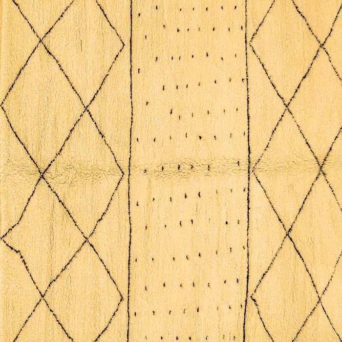 Square Machine Washable Solid Brown Modern Rug, wshabs2903brn