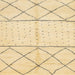 Square Abstract Sun Yellow Solid Rug, abs2903