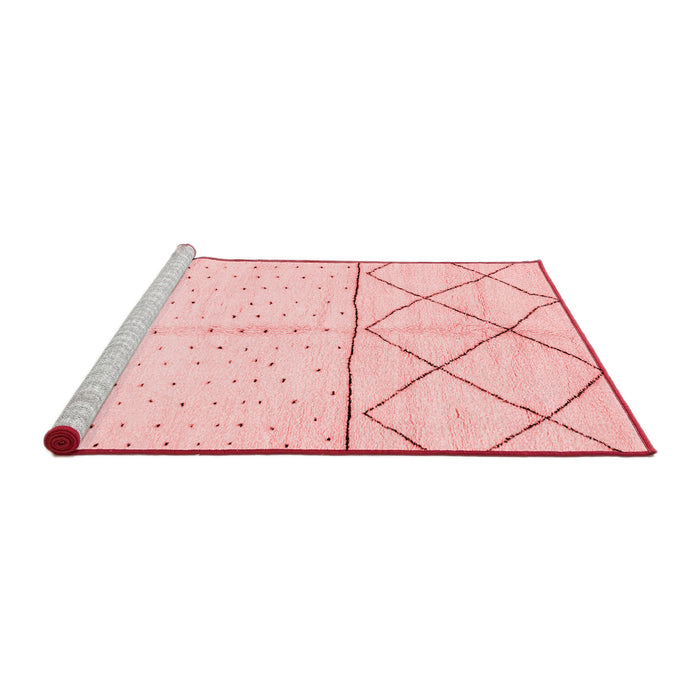 Modern Red Washable Rugs