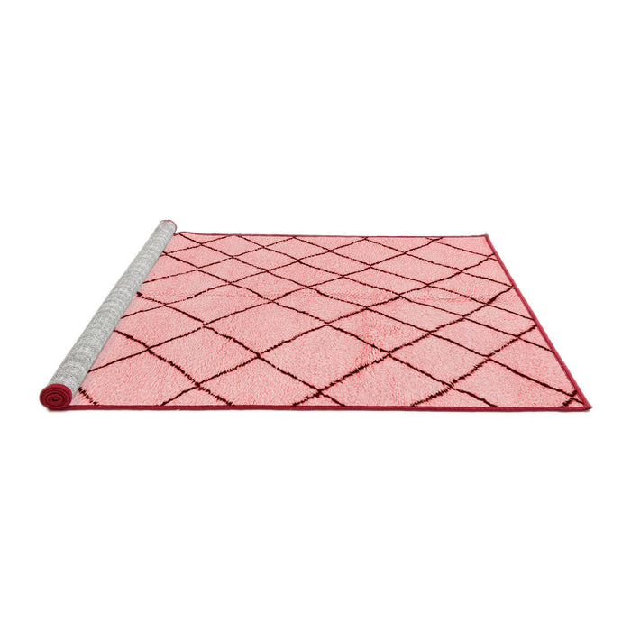 Modern Red Washable Rugs