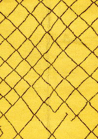 Solid Yellow Modern Rug, abs2904yw