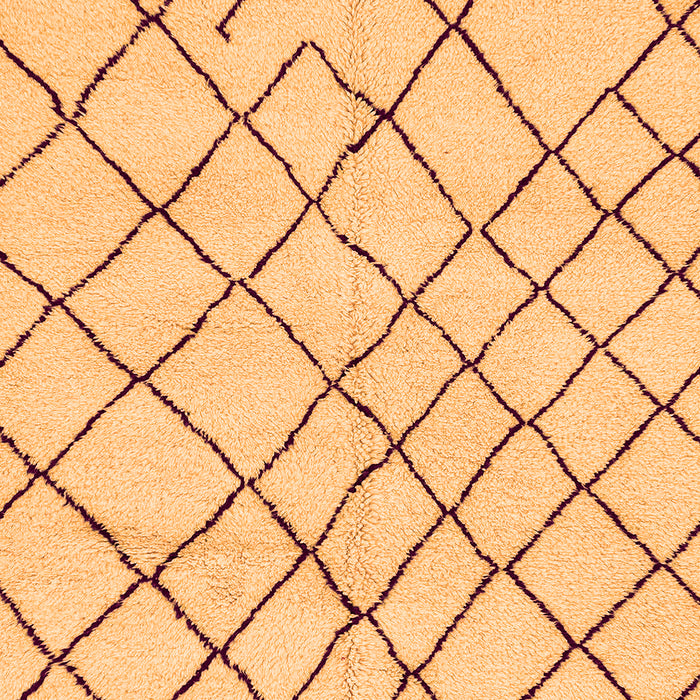 Solid Orange Modern Rug, abs2904org