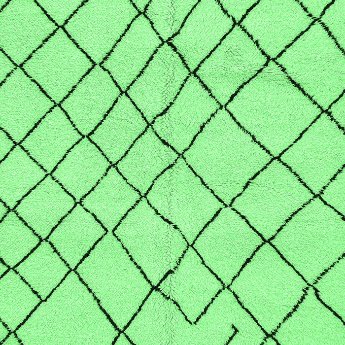 Machine Washable Solid Emerald Green Modern Area Rugs, wshabs2904emgrn