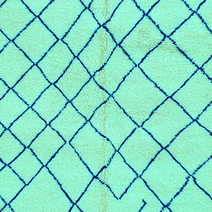 Solid Turquoise Modern Rug, abs2904turq