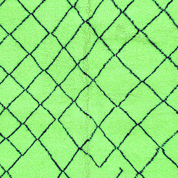 Machine Washable Solid Green Modern Area Rugs, wshabs2904grn