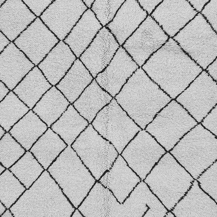 Machine Washable Solid Gray Modern Rug, wshabs2904gry