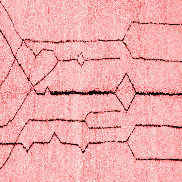 Solid Red Modern Rug, abs2905red