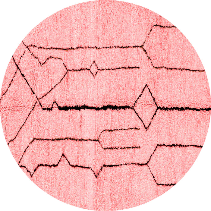Machine Washable Solid Red Modern Rug, wshabs2905red