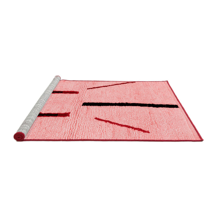 Modern Red Washable Rugs