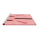 Modern Red Washable Rugs