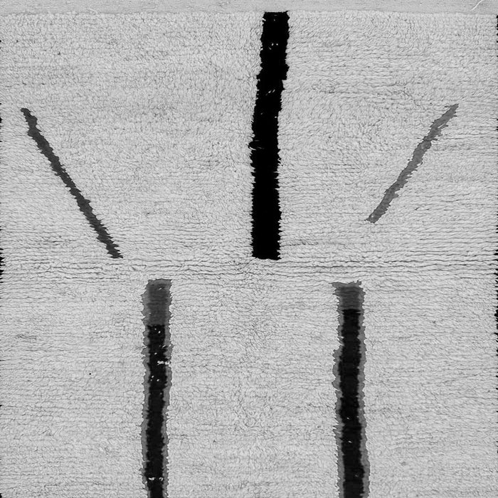 Square Solid Gray Modern Rug, abs2906gry