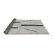 Sideview of Solid Gray Modern Rug, abs2906gry