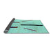 Sideview of Solid Light Blue Modern Rug, abs2906lblu