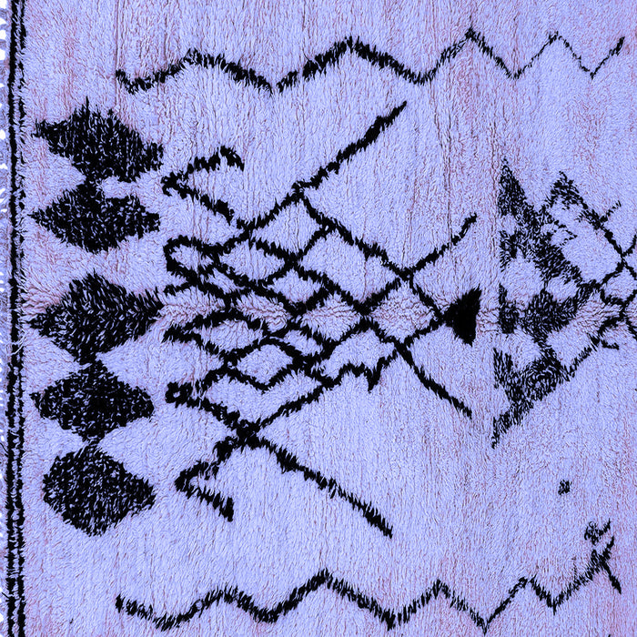 Square Machine Washable Abstract Blue Modern Rug, wshabs2907blu