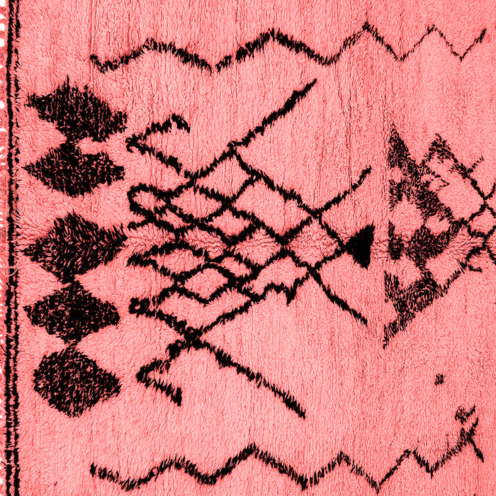 Machine Washable Abstract Red Modern Rug, wshabs2907red