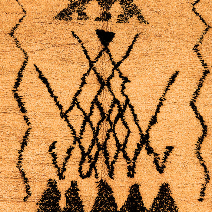 Abstract Orange Modern Rug, abs2907org