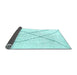 Sideview of Solid Light Blue Modern Rug, abs2908lblu