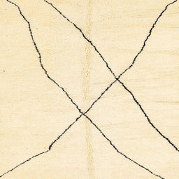 Square Machine Washable Abstract Brown Gold Rug, wshabs2908