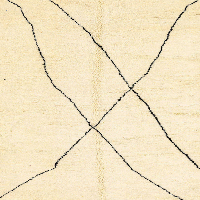 Square Machine Washable Abstract Brown Gold Rug, wshabs2908