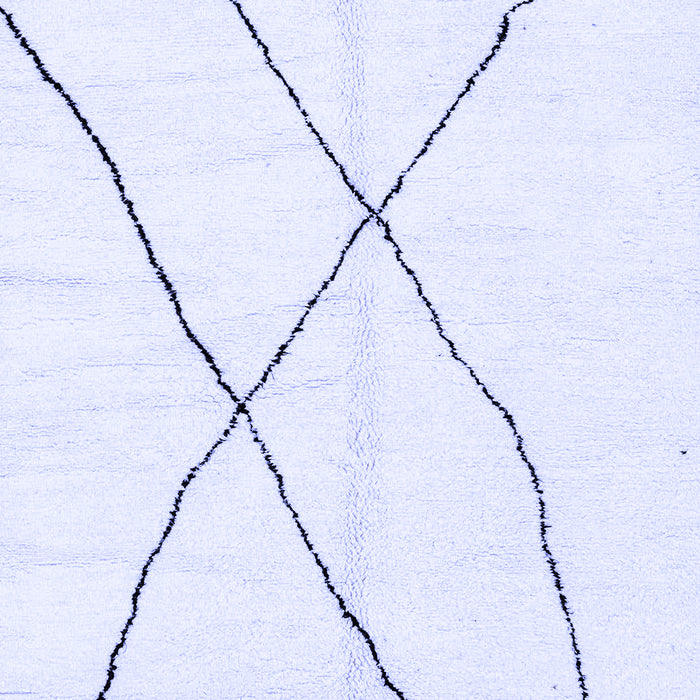 Machine Washable Solid Blue Modern Rug, wshabs2908blu