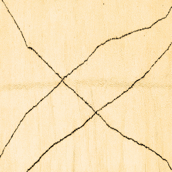 Square Machine Washable Solid Brown Modern Rug, wshabs2908brn