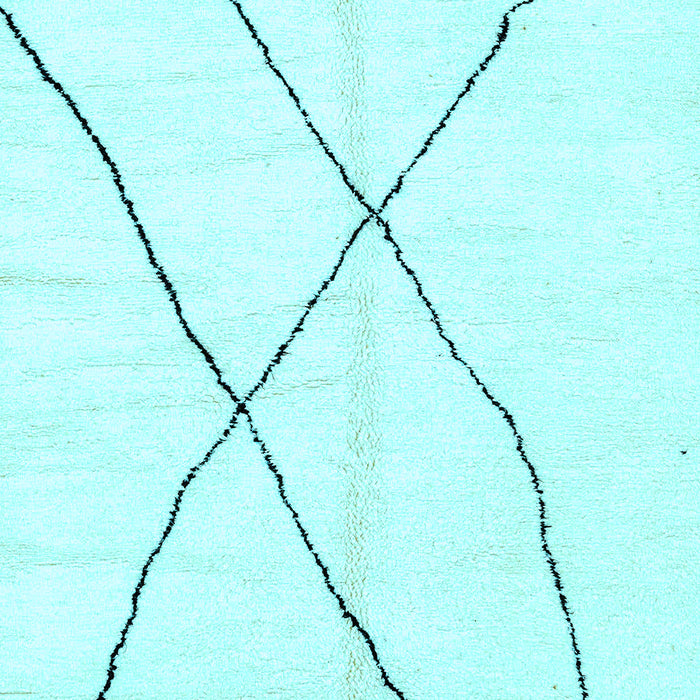 Solid Light Blue Modern Rug, abs2908lblu