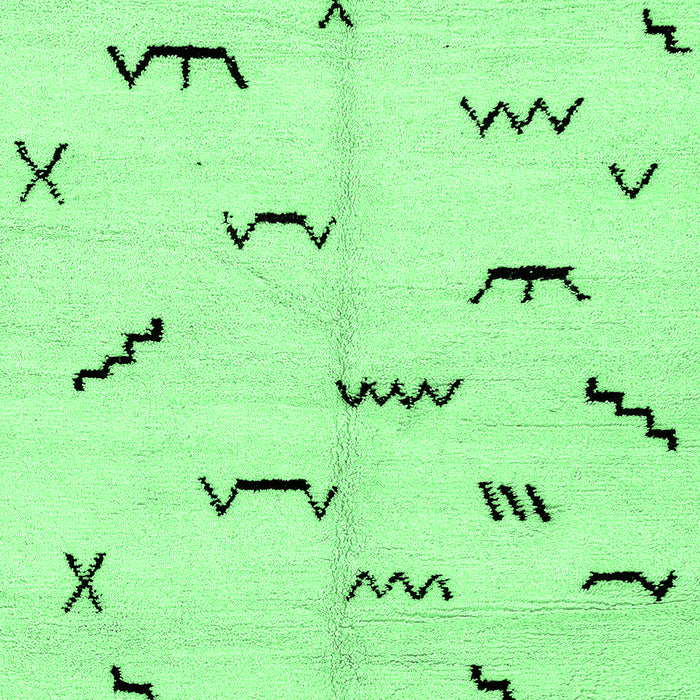 Solid Emerald Green Modern Rug, abs2909emgrn