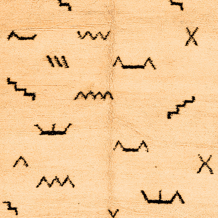 Solid Orange Modern Rug, abs2909org