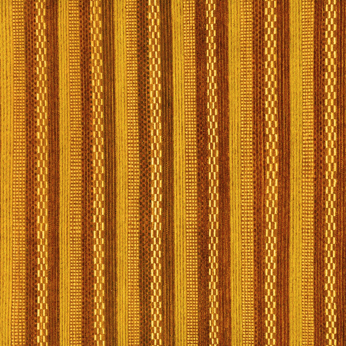 Square Machine Washable Oriental Yellow Modern Rug, wshabs290yw