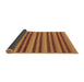 Sideview of Oriental Brown Modern Rug, abs290brn