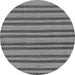 Round Oriental Gray Modern Rug, abs290gry