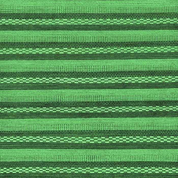 Square Machine Washable Oriental Emerald Green Modern Area Rugs, wshabs290emgrn