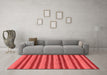 Modern Red Washable Rugs